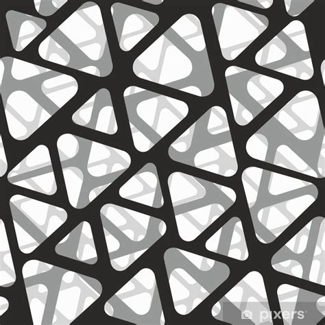 Poster Vector Seamless Pattern Modern Stylish 3d Texture Of Mesh