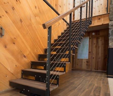 Great design for prefabricated stairs to make installation easier. Straight Staircase Stringers | Custom Cut and DIY Options