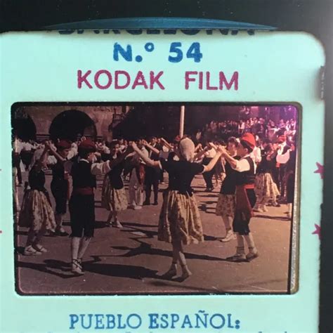 1960s Kodachrome 35mm Photo Slide Lot Vintage Barcelona Spain 1969 94