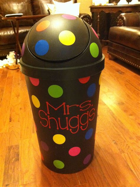 Trash Can I Made For My Classroom Class Decoration Classroom Design Trash Can