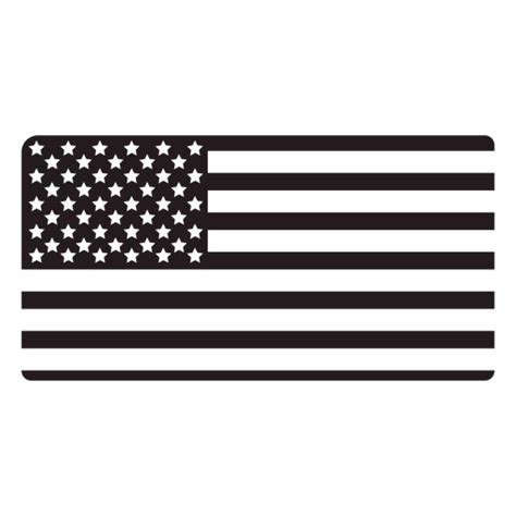 American Flag Black Transparent Png And Svg Vector File