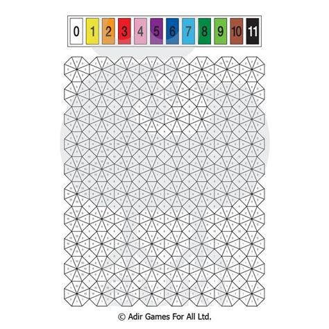 Mystery Mosaic Color By Number Printables