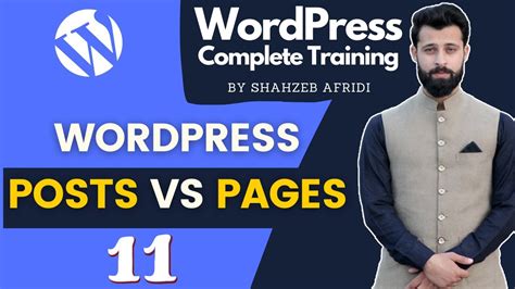Difference Between Page And Post In WordPress Urdu Hindi WP Class 11