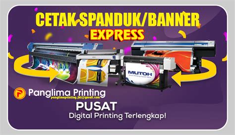 Cetak Spanduk Kilat Murah Jam Rawamangun Jakarta Panglima Printing