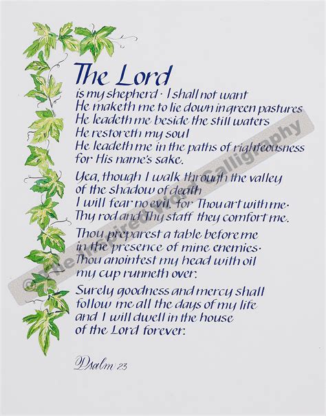 The Lord Is My Shepherd Prayer Printable A Lot Of Times We Want To Place Our Savior In A Box