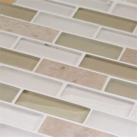 Jeffrey Court Lamport 12 In X 12 In X 8 Mm Stone Marble Mosaic Wall