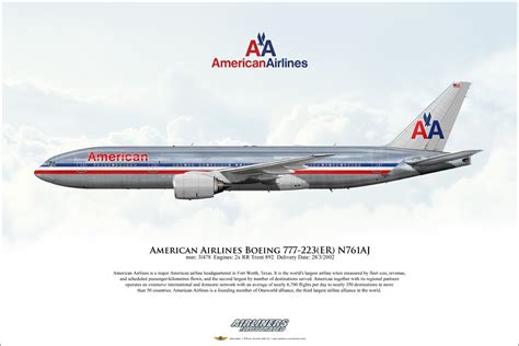 American Airlines Boeing 777 223er N761aj