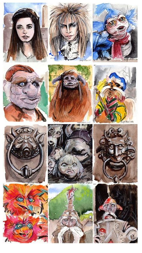 Labyrinth Movie Characters Drawings