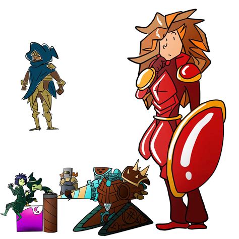 Collection Of Shovel Knight Doodles Feat Man Shield Knight With Epic