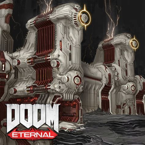 Doom Eternal Urdak Exterior Environments Emerson Tung On Artstation