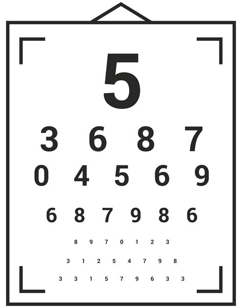 Eye Chart For Toddlers Printable Calendar Of National Days