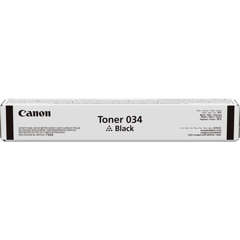 Canon 034 Black Toner Cartridge 9454b001aa Bandh Photo Video