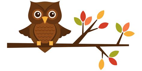 Autumn Owl Clip Art