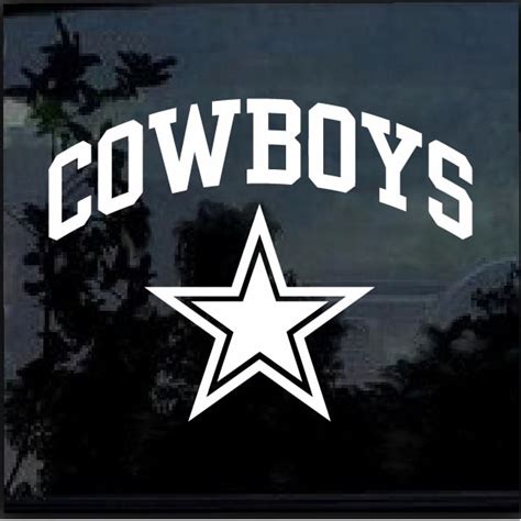 Dallas Cowboys Window Decal Sticker Made In Usa