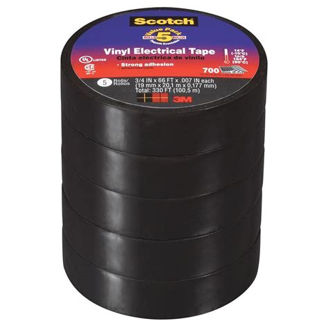 3m Scotch 34 In X 66 Ft 700 Vinyl Electrical Tape 24413 Ba 6 The