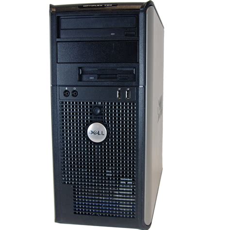 Refurbished Dell Silver 760 Desktop Pc With Intel Core 2 Duo Processor