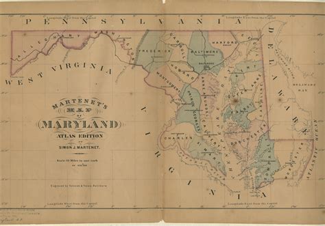 Map Of Maryland Atlas Edition Md Maps Digital Collections The