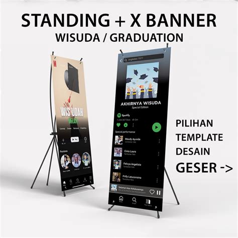 Jual Exilo Print Cetak Standing X Banner Wisuda X Banner Graduation