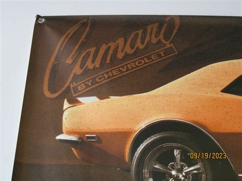 1968 Camaro Banner 55x24 Limited 26100 Signed Vinyl Ebay