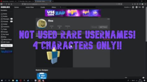 Rare Roblox Usernames Not Used My XXX Hot Girl