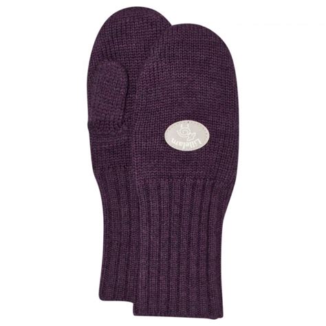 Lillelam Basic Wool Mittens Purple Villalapaset Lastentarvikekauppafi