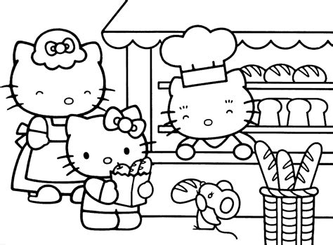Coloriage204 coloriage hello kitty à imprimer a4