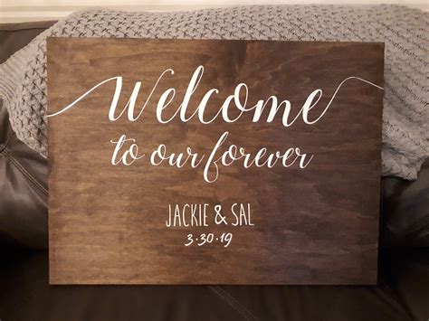 Wedding Welcome Sign Guest Signing Board Etsy