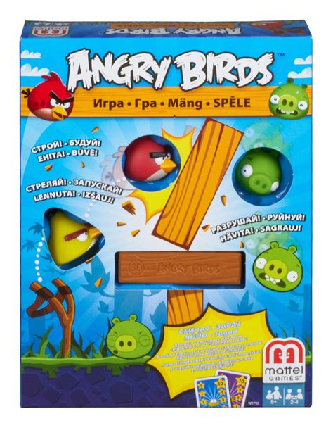 Mattel Angry Birds Knock On Wood Game