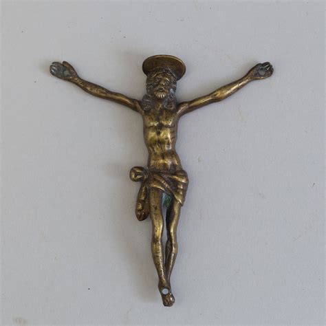 A Bronze Crucifix Probably 17th Century Or Older Bukowskis