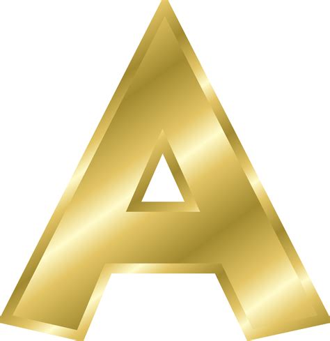 Gold Letters Png Isolated Pic Png Mart