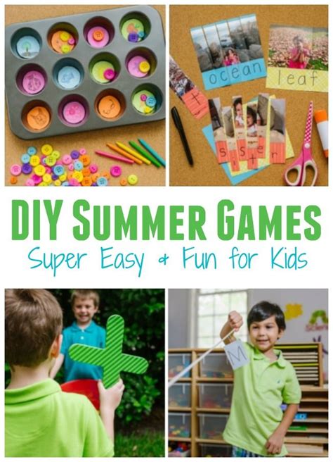 Diy Summer Games For Kids To Play Super Easy And Fun To Make Create
