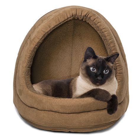 Furhaven Pet Nap Hood Pet Bed Small Dog Or Cat Bed Lounger Dome Ebay