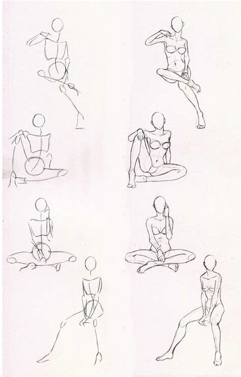 Sketches 29 Woman Sitting Practice By Azizlaswiftwind On