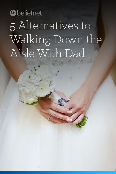 5 alternatives to walking down the aisle with dad