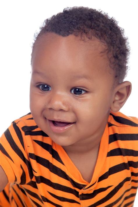 Funny African Baby Smiling Stock Image Image Of American 34198745