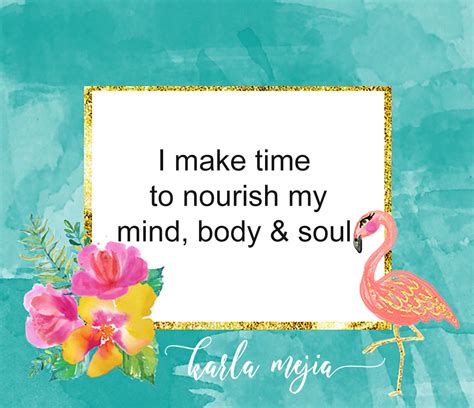 Nourish Your Body Mind Andsoul Affirmations Mantras Affirmation Quotes