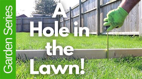 How To Repair A Hole In The Lawn Youtube
