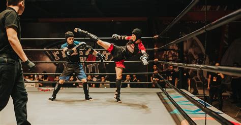 Two Contestant Doing Kick Boxing Match · Free Stock Photo