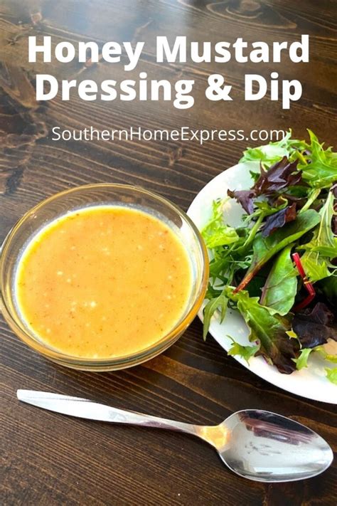 Easy Homemade Honey Mustard Dressing Southern Home Express