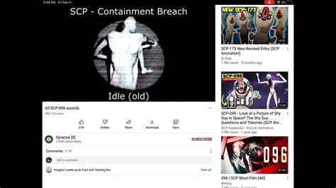 Scp 096 Idle Sound 1 Youtube