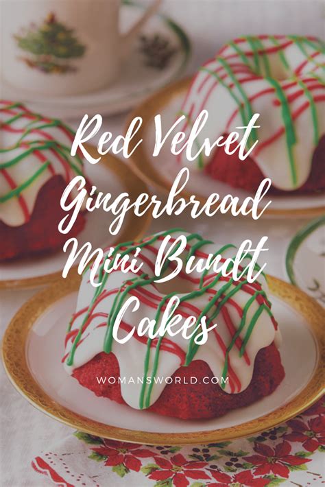 Check out our individual desserts selection for the very best in unique or custom, handmade pieces from our shops. Red Velvet Gingerbread Mini Bundt Cakes | Recipe | Mini bundt cakes, Best dessert recipes, Bundt ...