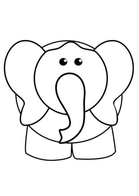 Aprender La Palabra Elefante Dibujos Para Colorear Sexiz Pix