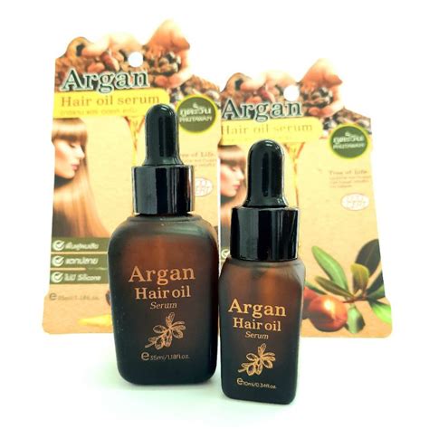 เซรั่มบำรุงผมอาร์แกนออยล์ Phutawan Argan hair oil serum | Shopee Thailand