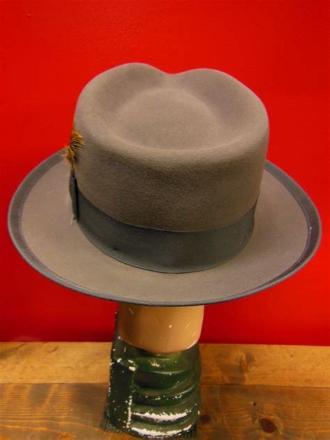 New Stetson Royal Deluxe Whippet Wool Fedora Hatcaribou7 14 58cm