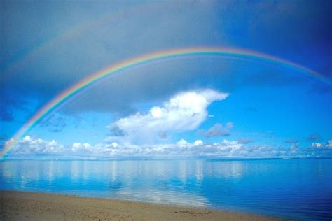 1920x1280 Rainbow Sea Sky After Rain Wallpaper Coolwallpapersme