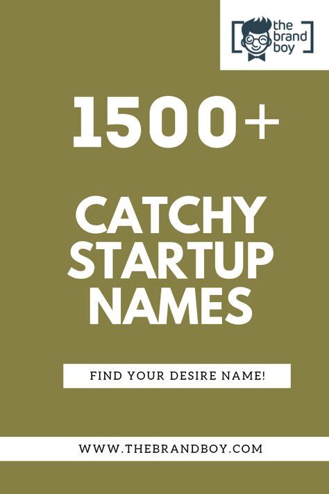 2100 Catchy Startup Name Ideas In 2020 Catchy Company Names