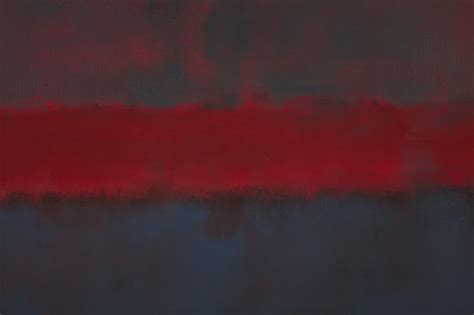 Mark Rothko Untitled Black On Maroon Contemporary Art Evening