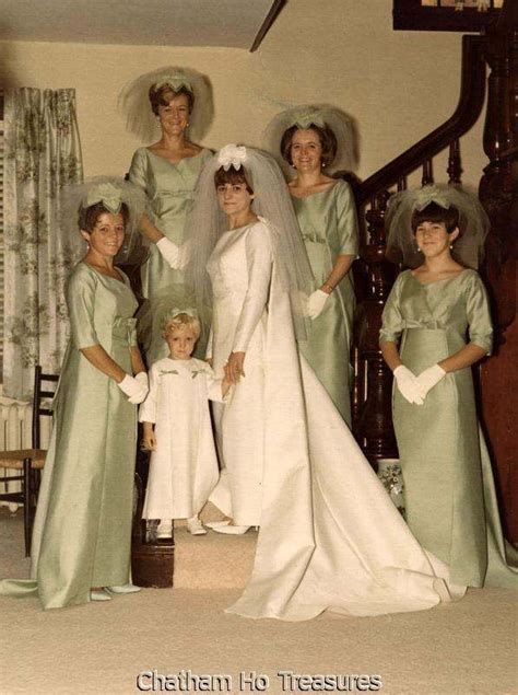 Vintage 1960s Wedding Bride W Her Maids Color Ebay Vintage Wedding Photos Vintage Bridal