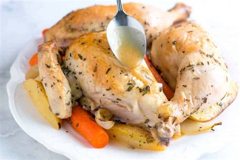 roasted butterflied chicken with lemon vinaigrette