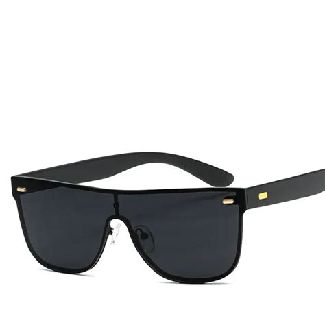 male flat top sunglasses men brand black square shades uv400 gradient sun glasses for men cool